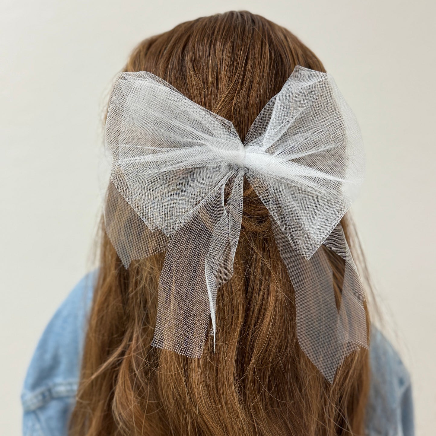 Oversized bridal bow